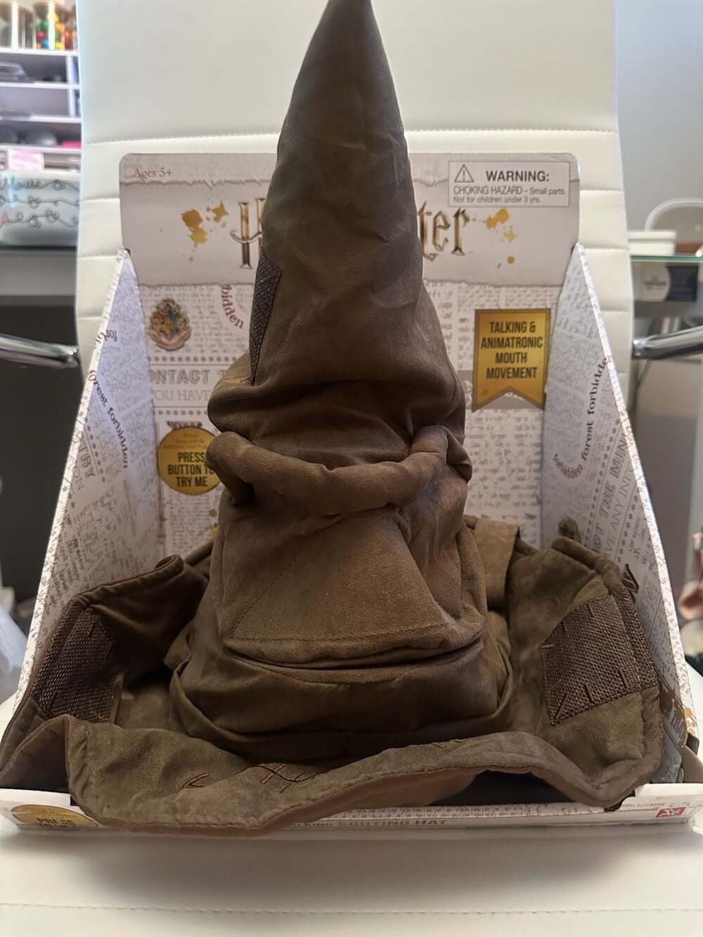Harry Potter Talking & Animatronic Mouth Movement Sorting Hat Plush